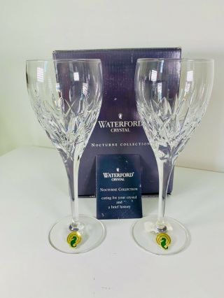 Waterford Crystal Nocturne Nightfall 7 3/4 " Wine Glasses