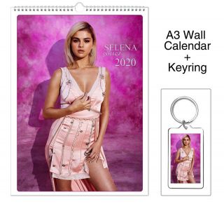 Selena Gomez 2020 Wall Holiday Calendar,  Keyring