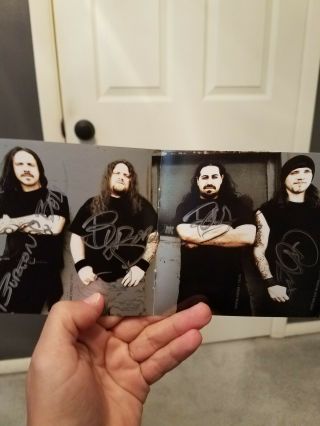 Fear Factory Transgression Booklet Signed By All Members.