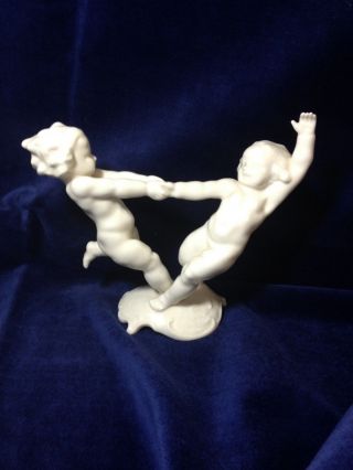 Hutschenreuther Art Deco Tutter Dancing Putti Angels Cherubs Figurine