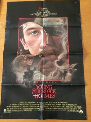 Young Sherlock Holmes One Sheet Movie Poster 1985
