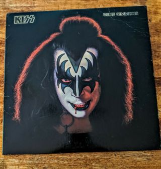 Kiss Gene Simmons Solo Album With Poster