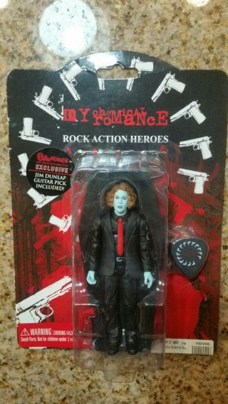 My Chemical Romance Rock Action Heroes " Zombie " Jim Dunlap,  Spencers Excl.  2005