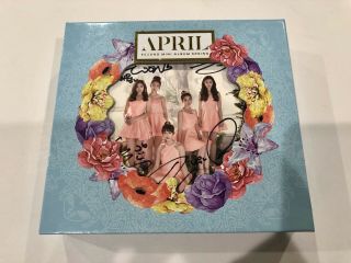 April Spring Tinkerbell Autograph All Member Signed Promo Album Kpop Rare