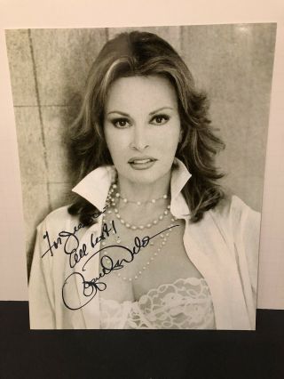 Raquel Welch Signed 8x10 Photo Personalized Autograph