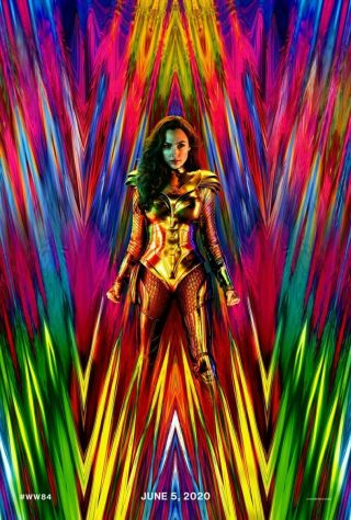 Wonder Woman 1984: 27x40 D/s Advance Movie Poster