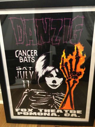 Danzig Poster Lethal Amounts Rare Fox Misfits Numbered