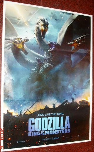Godzilla : King Of The Monsters (2019) India Poster 27 " X 39 "