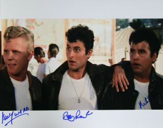 Grease T - Birds Signed 11x14 Barry Pearl Michael Tuci Kelly Ward Jsa Witnessed