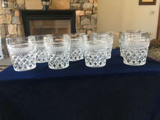 Vintage Set Of 8 Anchor Hocking Wexford On The Rocks Glass Tumbler