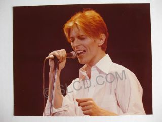 David Bowie Station To Station Tour 1976 Concert Photograph Thin White Duke 37