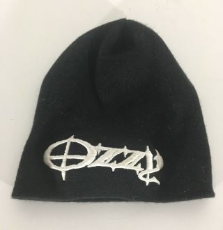 Ozzy Osbourne Beanie Hat Unisex Usa Vintage 100 Acrylic Rock Legend