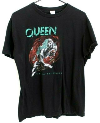 Vintage Queen News Of The World Tour T Shirt 1977 Large
