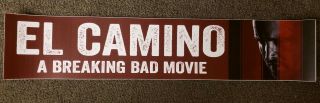 El Camino A Breaking Bad Movie 5x25 Movie Theater Mylar