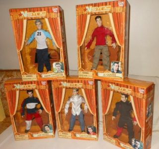 2000 Full Set Of Nsync Collectible 10 " Marionette Dolls - By Living Toyz