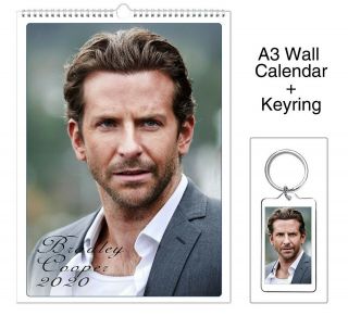 Bradley Cooper 2020 Wall Holiday Calendar,  Keyring