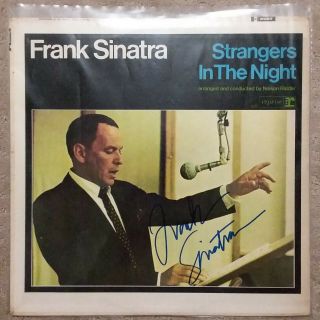Frank Sinatra Signed Record Autographed