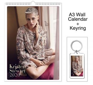 Kristen Stewart 2020 Wall Holiday Calendar,  Keyring