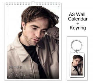 Robert Pattinson 2020 Wall Holiday Calendar,  Keyring