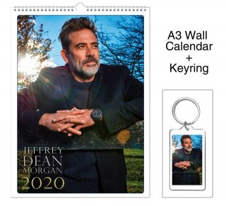 Jeffrey Dean Morgan 2020 Wall Holiday Calendar,  Keyring