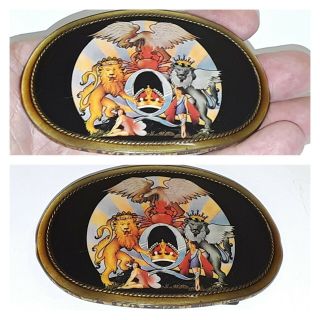 Vintage Queen A Day At The Races Belt Buckle Pacifica 1977