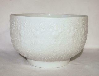 Rosenthal Studio Line Bjorn Wiinblad White Porcelain Serving Bowl Germany