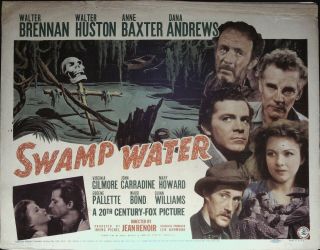 Swamp Water Lobby Title Card 1947 Jean Renoir