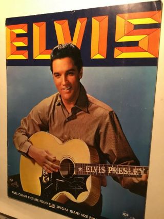 Vintage Elvis 1963 Rca Picture Folio With Promo Poster