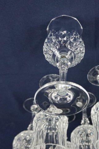 LONGCHAMP CRISTAL D ' ARQUES CRYSTAL WATER GLASSES - SET OF 12 6