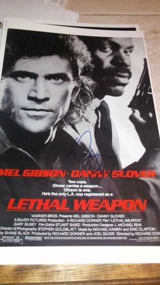 Danny Glover Signed Autographed Lethal Weapon Autographed 11x17 Photo