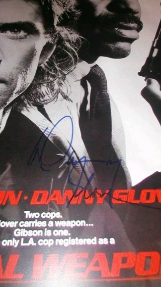 Danny Glover Signed autographed Lethal Weapon Autographed 11x17 Photo 2
