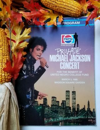 Pepsi Presents Michael Jackson Private Concert Bad World Tour Rare