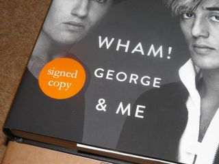 Andrew Ridgeley Signed 1st Edition Wham George Michael & Me Book