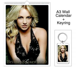 Britney Spears 2020 Wall Holiday Calendar,  Keyring