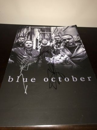 Blue October Signed Poster