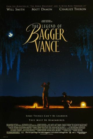 The Legend Of Bagger Vance Movie Poster 2 Sided 27x40 Will Smith