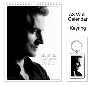 Richard Armitage 2020 Wall Holiday Calendar,  Keyring