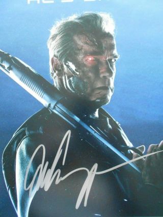 Terminator Genisys - Arnold Schwarzenegger - 8 X 10 Autograph W/loa