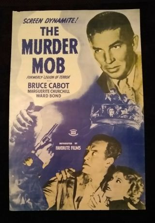 The Murder Mob 1940 