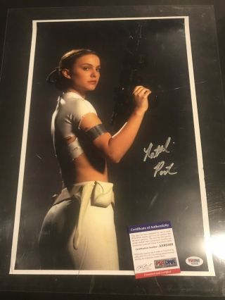 Star Wars Padmé Amidala Natalie Portman Signed Photo Psa Dna Poster