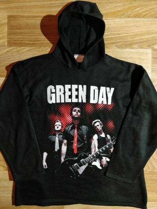 Green Day Vintage Mens Hoodie Tracksuit Top Jacket Hooded Sweatshirt Punk Rock