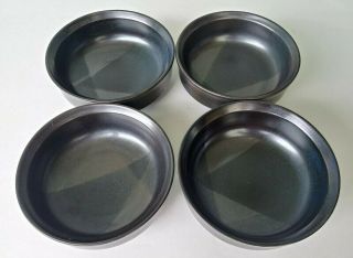 Iron Mountain Pottery - Blue Ridge - Stoneware Coupe Cereal Bowls - Set Of 4