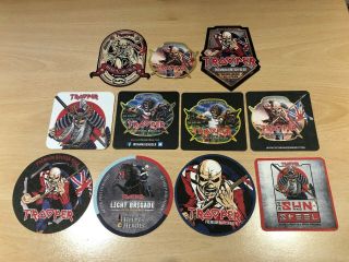 Iron Maiden - Trooper Robinson Beer Limited Edition Beer Mat Set X11 - Very Rare