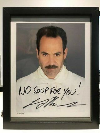 Seinfeld Soup Nazi Signed Framed 8x10 Autograph