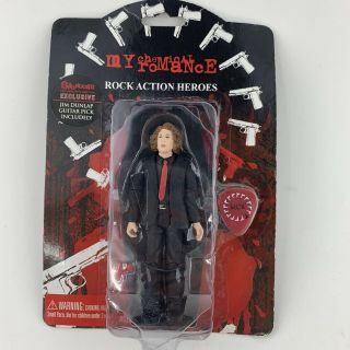 My Chemical Romance Action Figure Ray Toro Factory With Guitar Pick