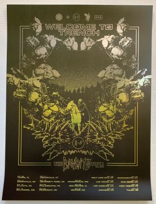 Twenty One Pilots Bandito Tour Concert Trench Poster