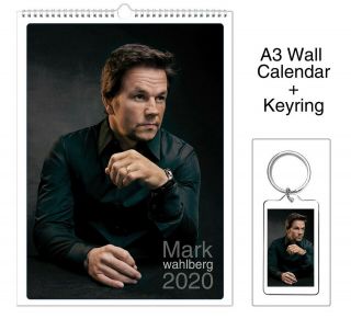 Mark Wahlberg 2020 Wall Holiday Calendar,  Keyring