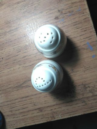 Spode China Buttercup Salt and Pepper Shaker - Old Mark - See Photos 5