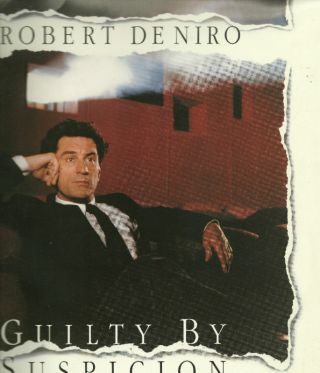 Guilty By Suspicion (1991) Robert De Niro Orig Press Kit