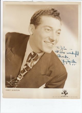 Gary Morton Signed Autographed 8x10 Glossy Photo - Lucille Ball Here 